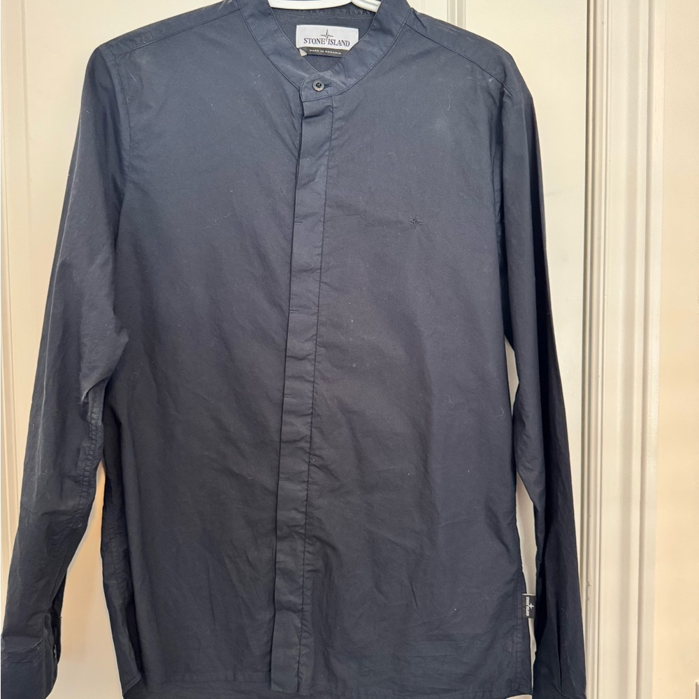 Stone Island Black Dress Shirt
